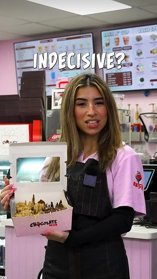 Chocolate Bash video: indecisive? inside the shop